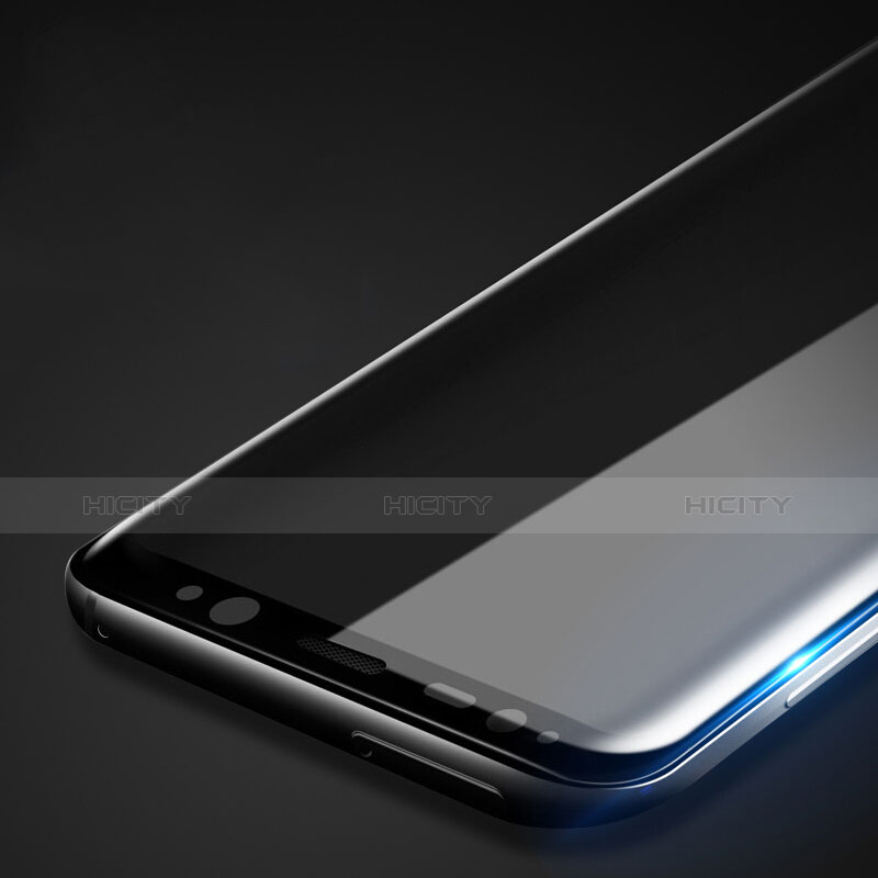 Samsung Galaxy S8 Plus用強化ガラス フル液晶保護フィルム F07 サムスン ブラック
