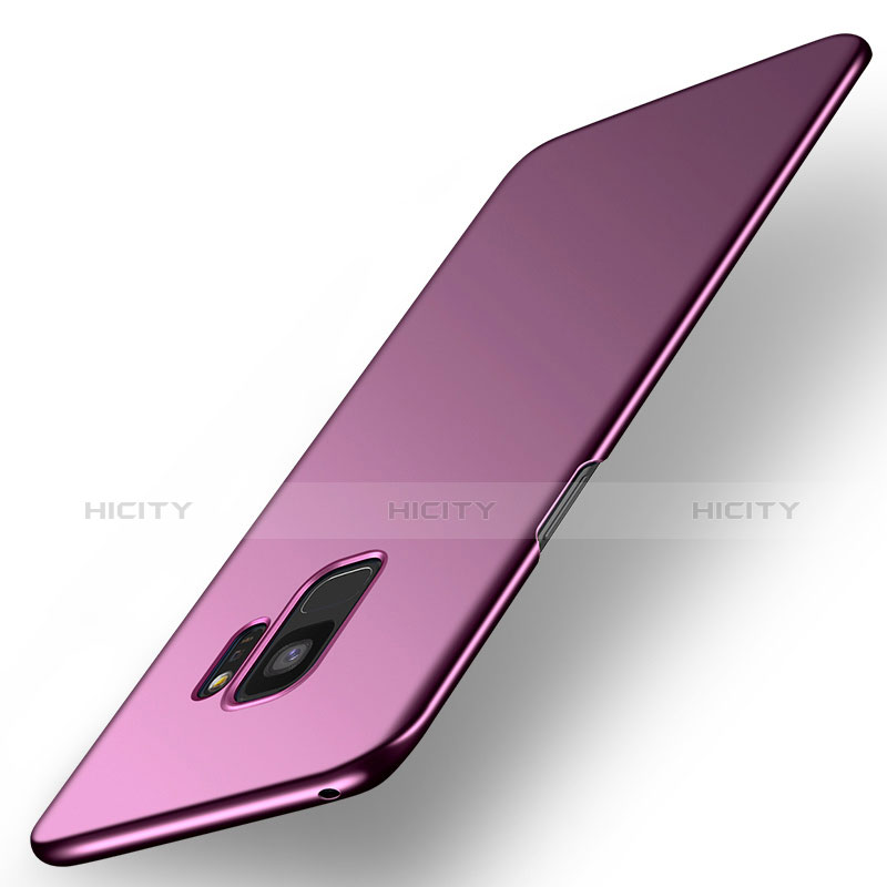 Samsung Galaxy S9用ハードケース プラスチック 質感もマット M01 サムスン パープル