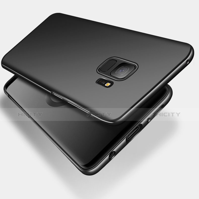 Samsung Galaxy S9用ハードケース プラスチック 質感もマット M05 サムスン ブラック