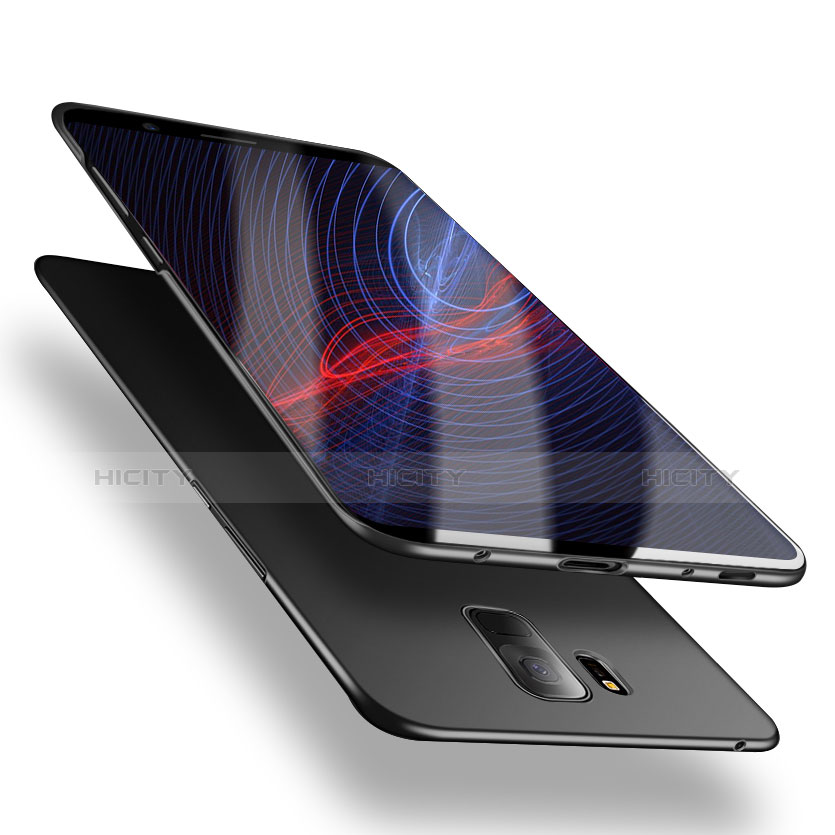 Samsung Galaxy S9用ハードケース プラスチック 質感もマット M02 サムスン ブラック