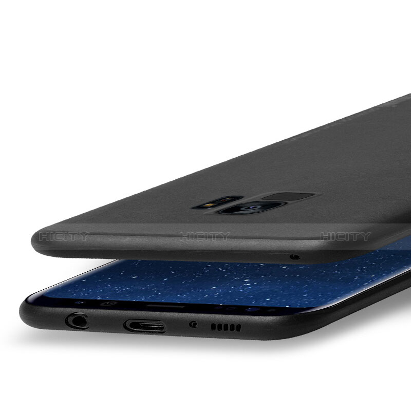 Samsung Galaxy S9用ハードケース プラスチック 質感もマット M03 サムスン ブラック