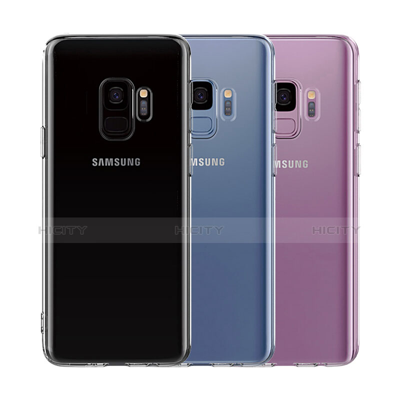 Samsung Galaxy S9用極薄ソフトケース シリコンケース 耐衝撃 全面保護 クリア透明 アンド液晶保護フィルム サムスン クリア