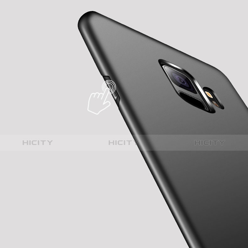Samsung Galaxy S9用ハードケース プラスチック 質感もマット M04 サムスン ブラック