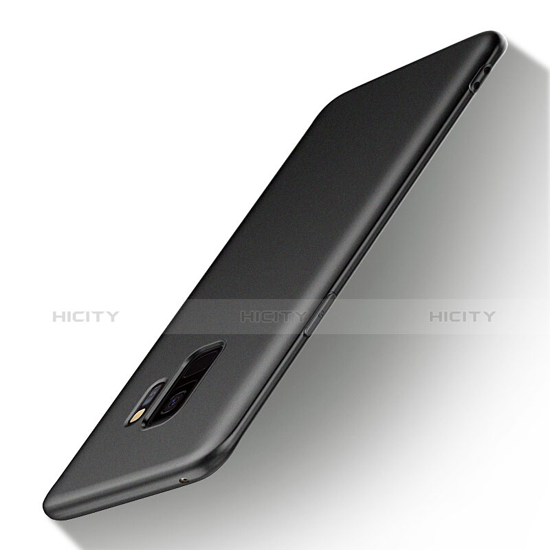 Samsung Galaxy S9用360度 フルカバー極薄ソフトケース シリコンケース 耐衝撃 全面保護 サムスン ブラック