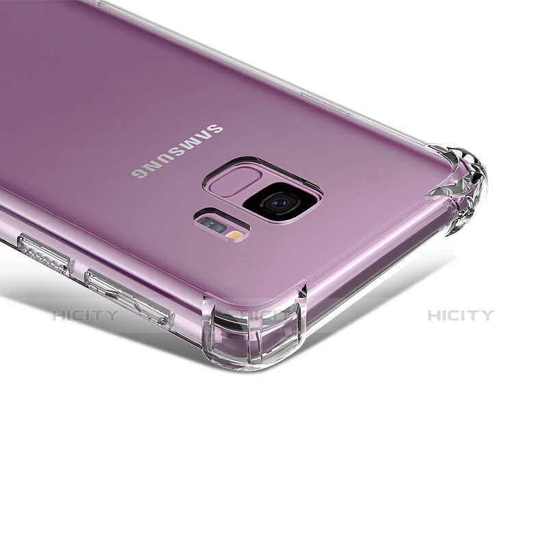 Samsung Galaxy S9用極薄ソフトケース シリコンケース 耐衝撃 全面保護 クリア透明 T04 サムスン クリア