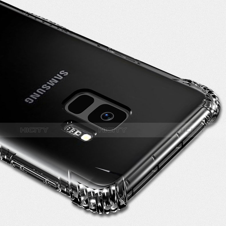 Samsung Galaxy S9用極薄ソフトケース シリコンケース 耐衝撃 全面保護 クリア透明 T05 サムスン クリア
