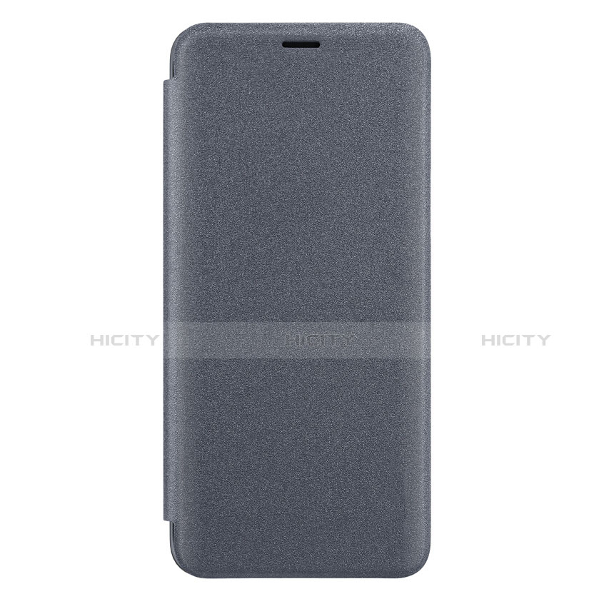 Samsung Galaxy S9用手帳型 レザーケース スタンド S01 サムスン ブラック