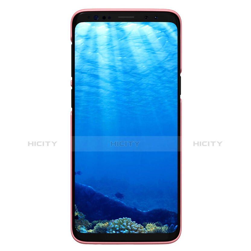 Samsung Galaxy S9用ハードケース プラスチック 質感もマット M09 サムスン ローズゴールド