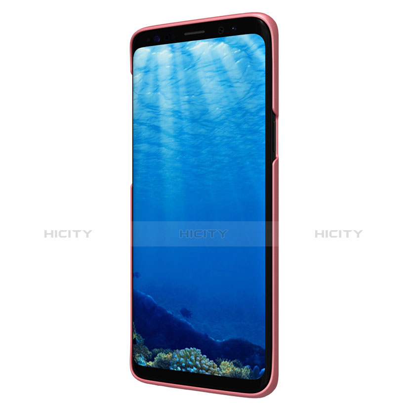 Samsung Galaxy S9用ハードケース プラスチック 質感もマット M09 サムスン ローズゴールド