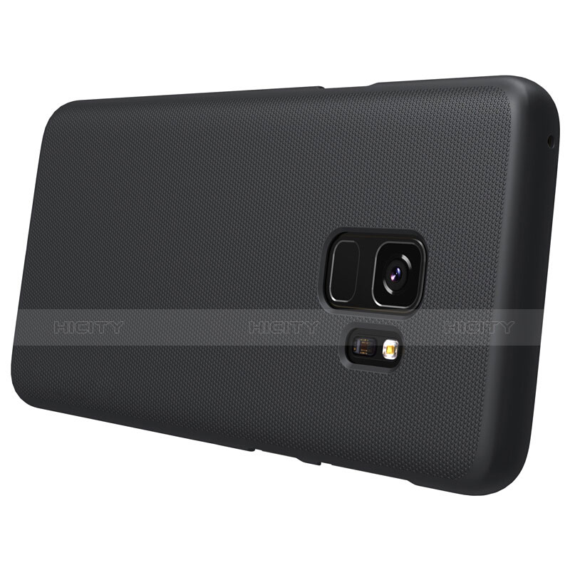 Samsung Galaxy S9用ハードケース プラスチック 質感もマット M09 サムスン ブラック