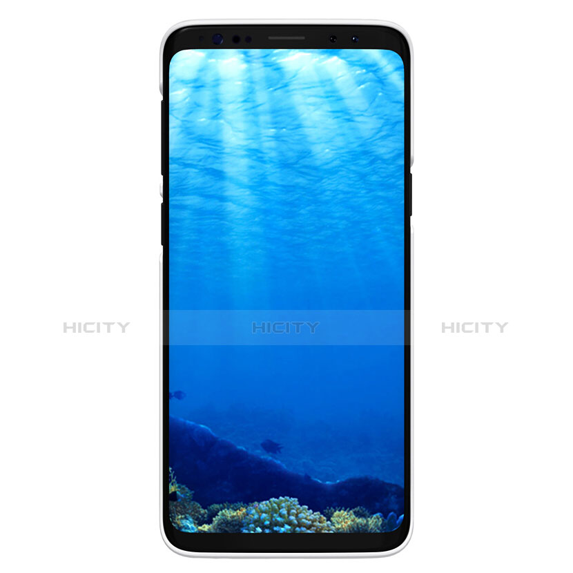 Samsung Galaxy S9用ハードケース プラスチック 質感もマット M09 サムスン ホワイト