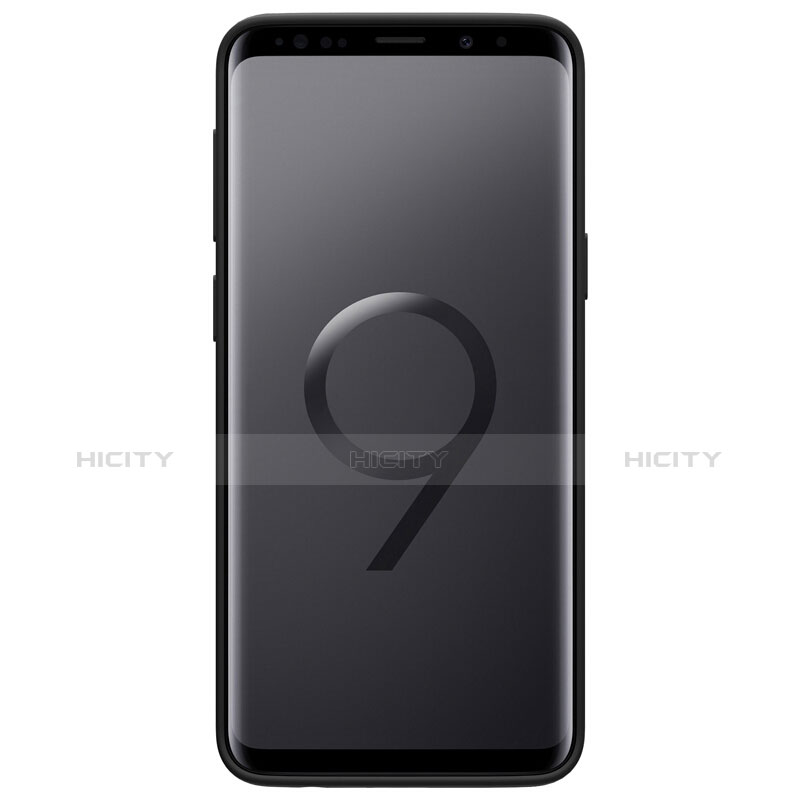 Samsung Galaxy S9用極薄ソフトケース シリコンケース 耐衝撃 全面保護 S03 サムスン ブラック