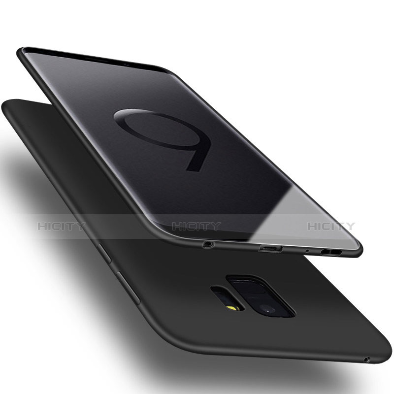 Samsung Galaxy S9用極薄ソフトケース シリコンケース 耐衝撃 全面保護 S04 サムスン ブラック