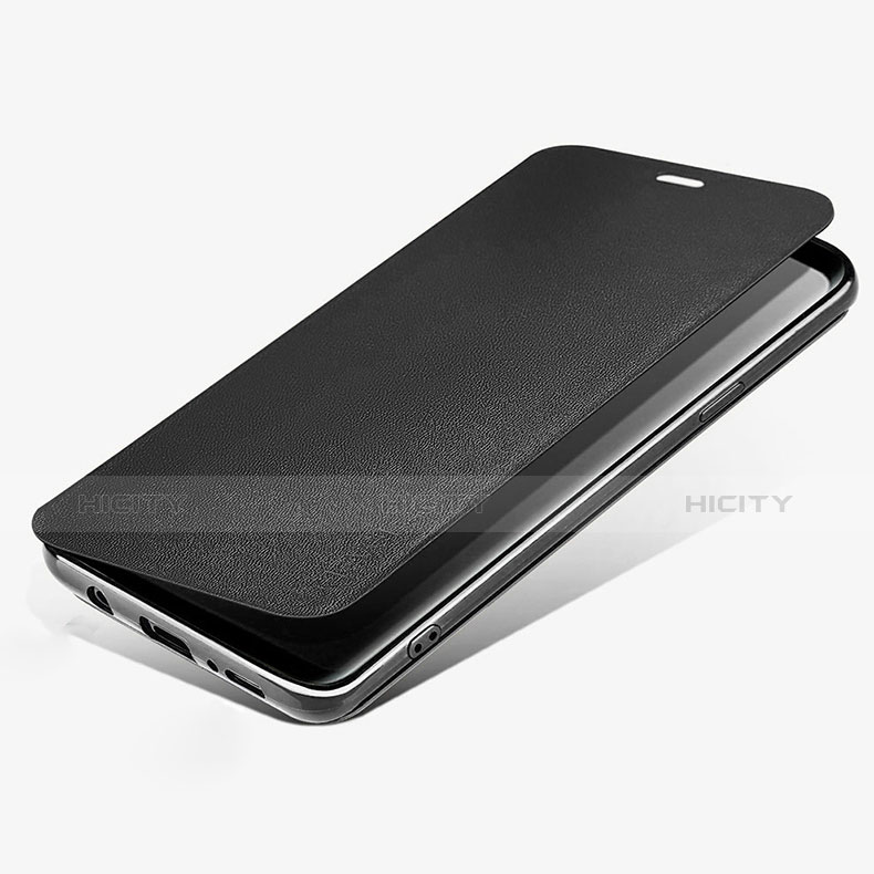 Samsung Galaxy S9用手帳型 レザーケース スタンド L02 サムスン ブラック