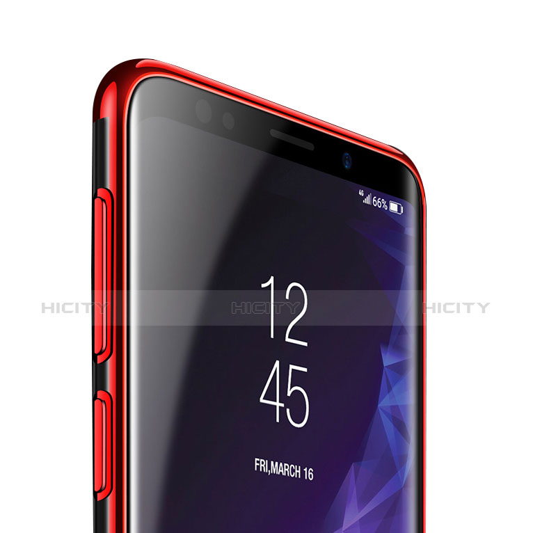 Samsung Galaxy S9用極薄ソフトケース シリコンケース 耐衝撃 全面保護 クリア透明 H01 サムスン 
