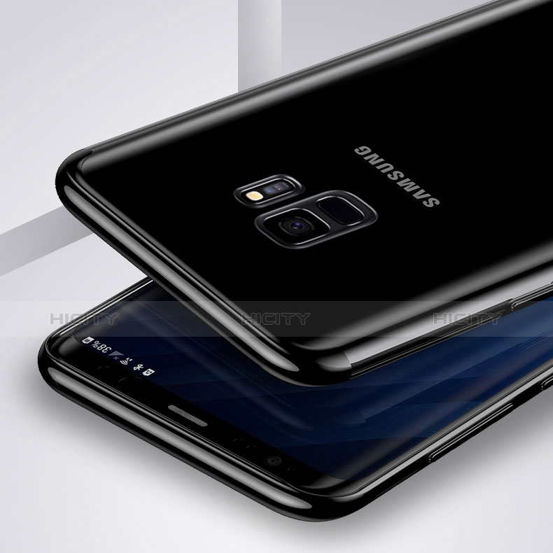Samsung Galaxy S9用極薄ソフトケース シリコンケース 耐衝撃 全面保護 クリア透明 H03 サムスン 