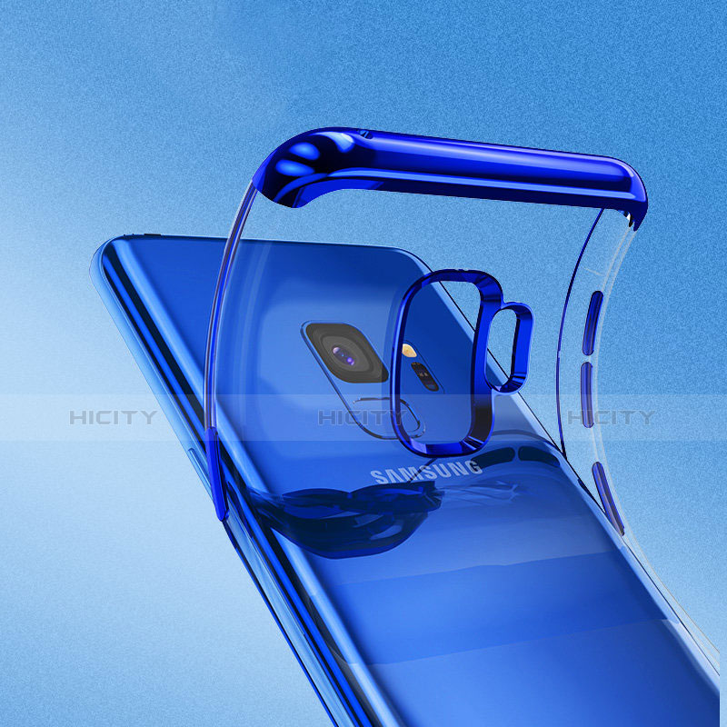 Samsung Galaxy S9用極薄ソフトケース シリコンケース 耐衝撃 全面保護 クリア透明 H04 サムスン 
