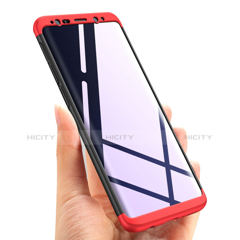 Samsung Galaxy S9用ハードケース プラスチック 質感もマット 前面と背面 360度 フルカバー サムスン 
