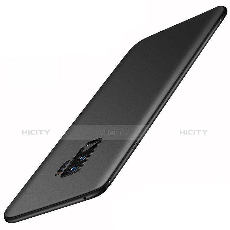 Samsung Galaxy S9 Plus用極薄ソフトケース シリコンケース 耐衝撃 全面保護 S01 サムスン ブラック