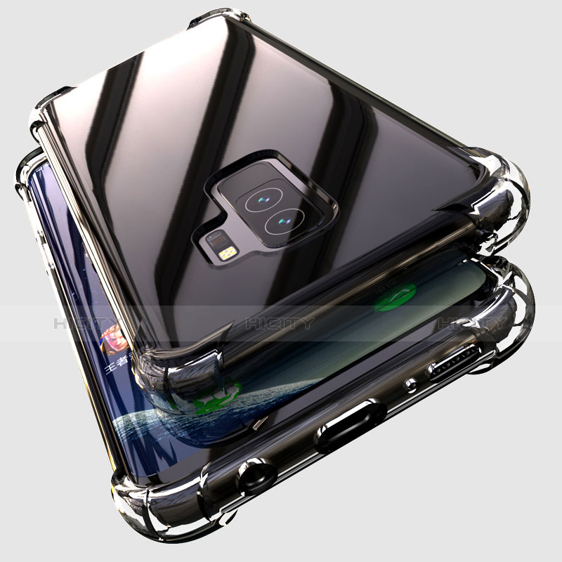 Samsung Galaxy S9 Plus用極薄ソフトケース シリコンケース 耐衝撃 全面保護 クリア透明 T02 サムスン クリア