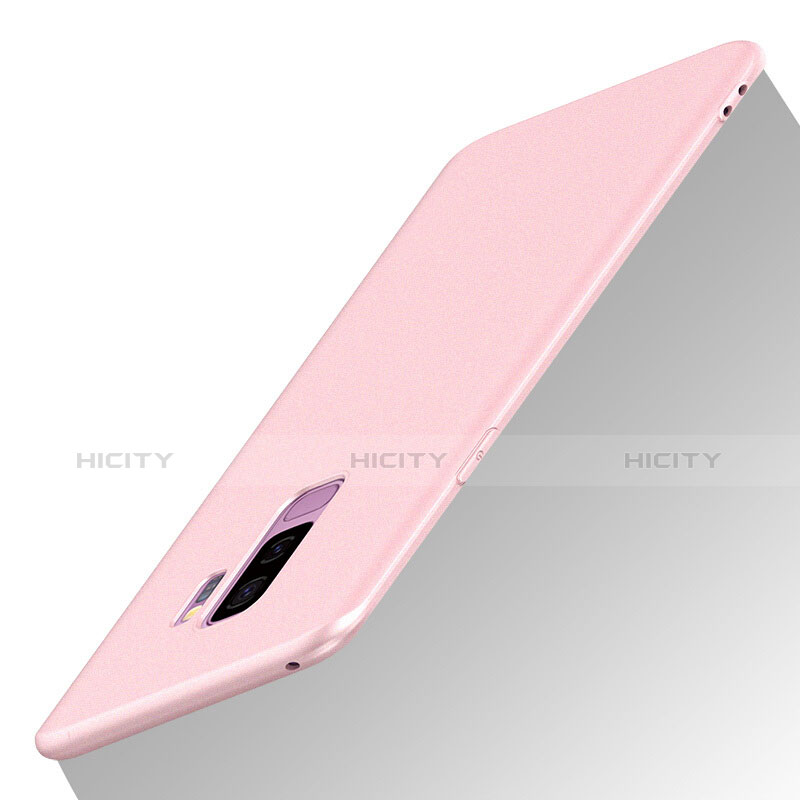 Samsung Galaxy S9 Plus用360度 フルカバー極薄ソフトケース シリコンケース 耐衝撃 全面保護 サムスン ピンク