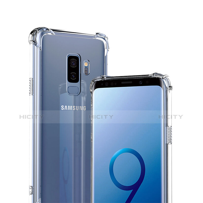 Samsung Galaxy S9 Plus用極薄ソフトケース シリコンケース 耐衝撃 全面保護 クリア透明 T05 サムスン クリア