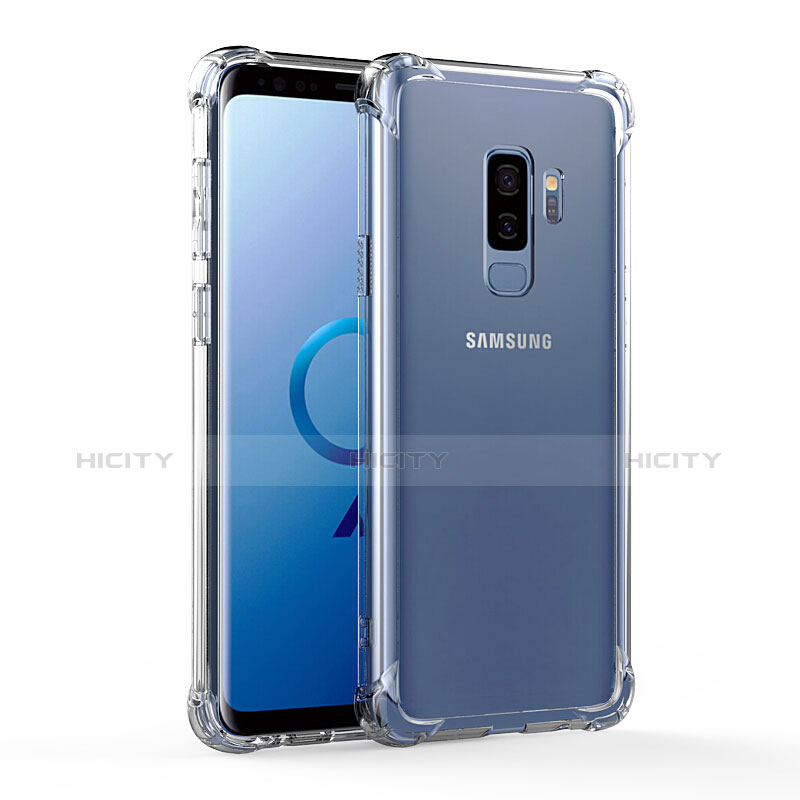 Samsung Galaxy S9 Plus用極薄ソフトケース シリコンケース 耐衝撃 全面保護 クリア透明 T05 サムスン クリア