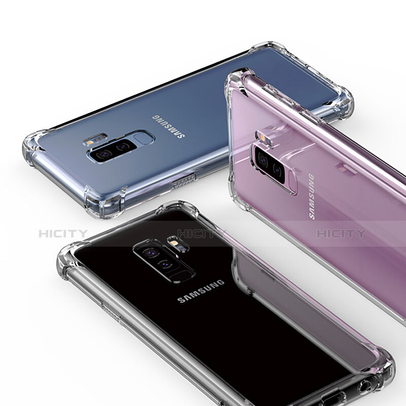 Samsung Galaxy S9 Plus用極薄ソフトケース シリコンケース 耐衝撃 全面保護 クリア透明 T05 サムスン クリア