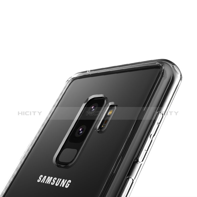 Samsung Galaxy S9 Plus用極薄ソフトケース シリコンケース 耐衝撃 全面保護 クリア透明 T08 サムスン クリア