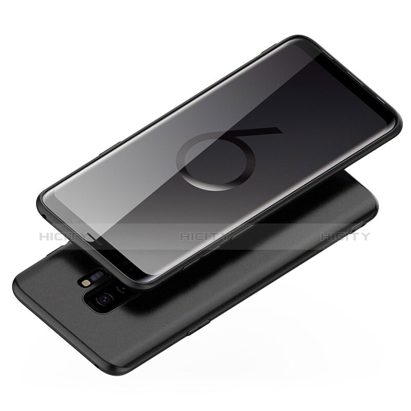 Samsung Galaxy S9 Plus用極薄ソフトケース シリコンケース 耐衝撃 全面保護 サムスン ブラック