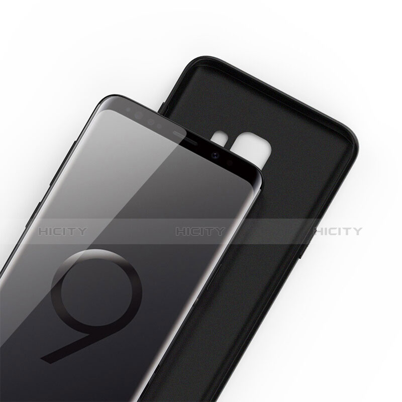 Samsung Galaxy S9 Plus用極薄ソフトケース シリコンケース 耐衝撃 全面保護 サムスン ブラック