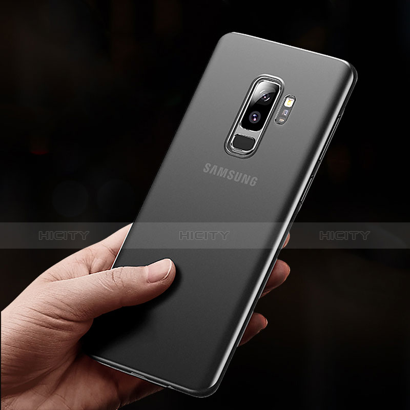 Samsung Galaxy S9 Plus用極薄ソフトケース シリコンケース 耐衝撃 全面保護 S02 サムスン ブラック