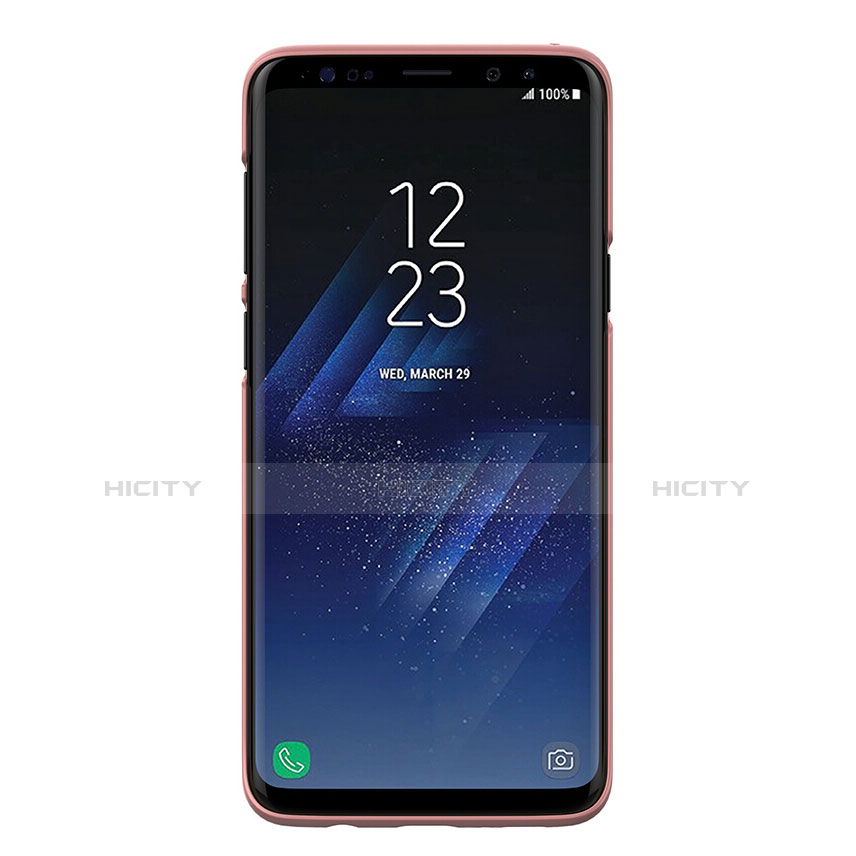 Samsung Galaxy S9 Plus用ハードケース プラスチック 質感もマット M02 サムスン ローズゴールド