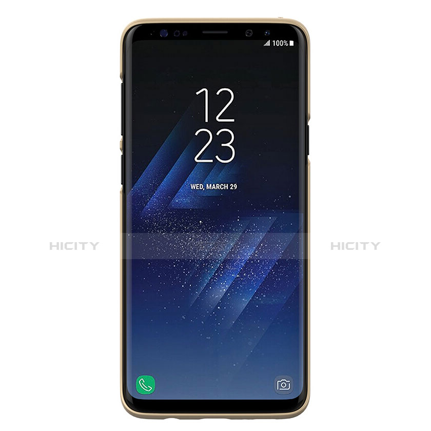 Samsung Galaxy S9 Plus用ハードケース プラスチック 質感もマット M02 サムスン ゴールド