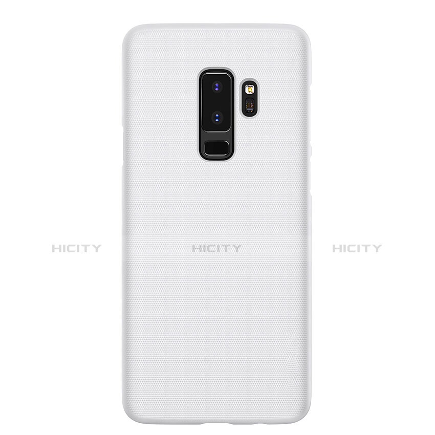 Samsung Galaxy S9 Plus用ハードケース プラスチック 質感もマット M02 サムスン ホワイト