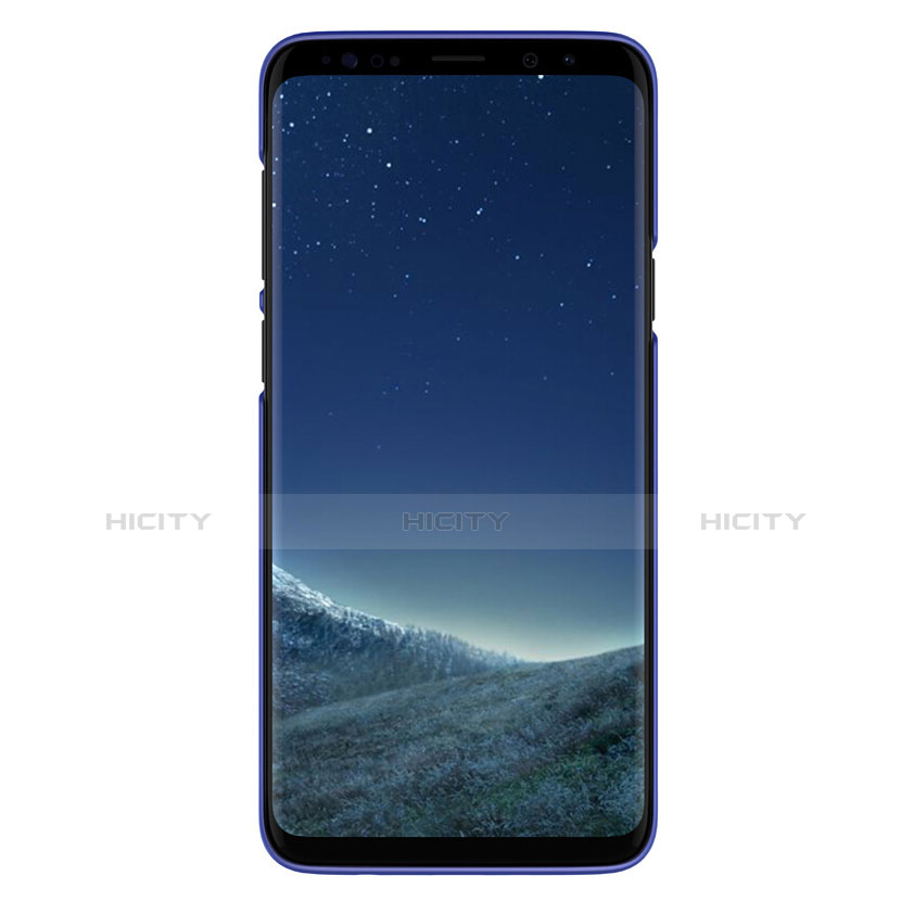 Samsung Galaxy S9 Plus用ハードケース プラスチック メッシュ デザイン M01 サムスン ネイビー