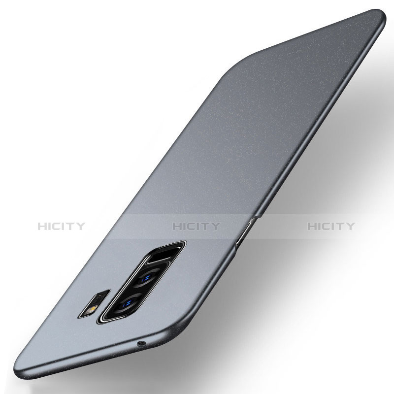Samsung Galaxy S9 Plus用ハードケース カバー プラスチック Q01 サムスン グレー