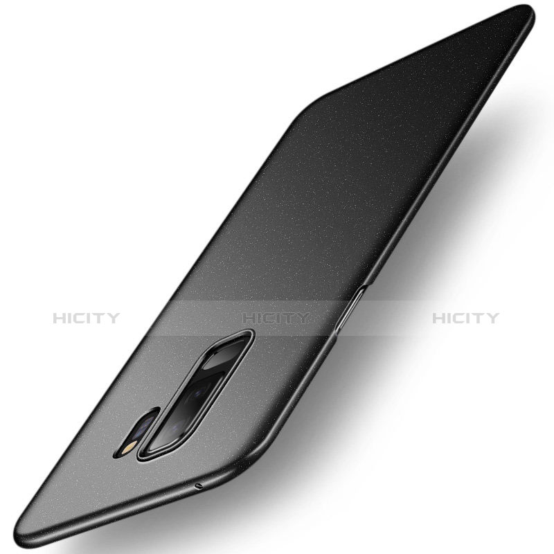 Samsung Galaxy S9 Plus用ハードケース カバー プラスチック Q01 サムスン ブラック