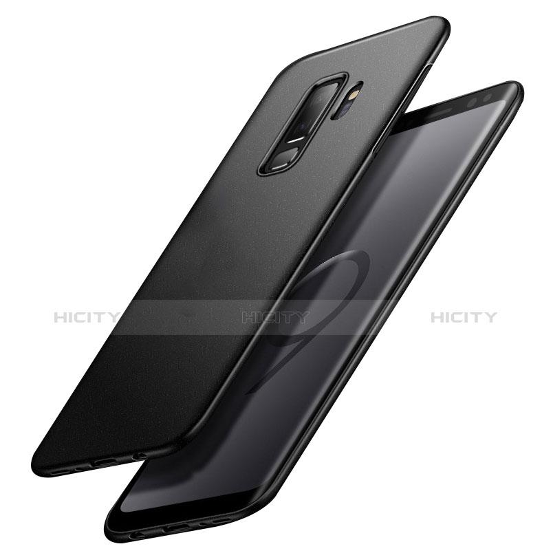 Samsung Galaxy S9 Plus用ハードケース カバー プラスチック Q02 サムスン ブラック