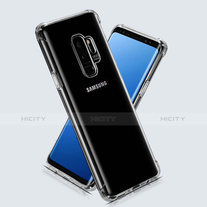 Samsung Galaxy S9 Plus用極薄ソフトケース シリコンケース 耐衝撃 全面保護 クリア透明 T22 サムスン クリア