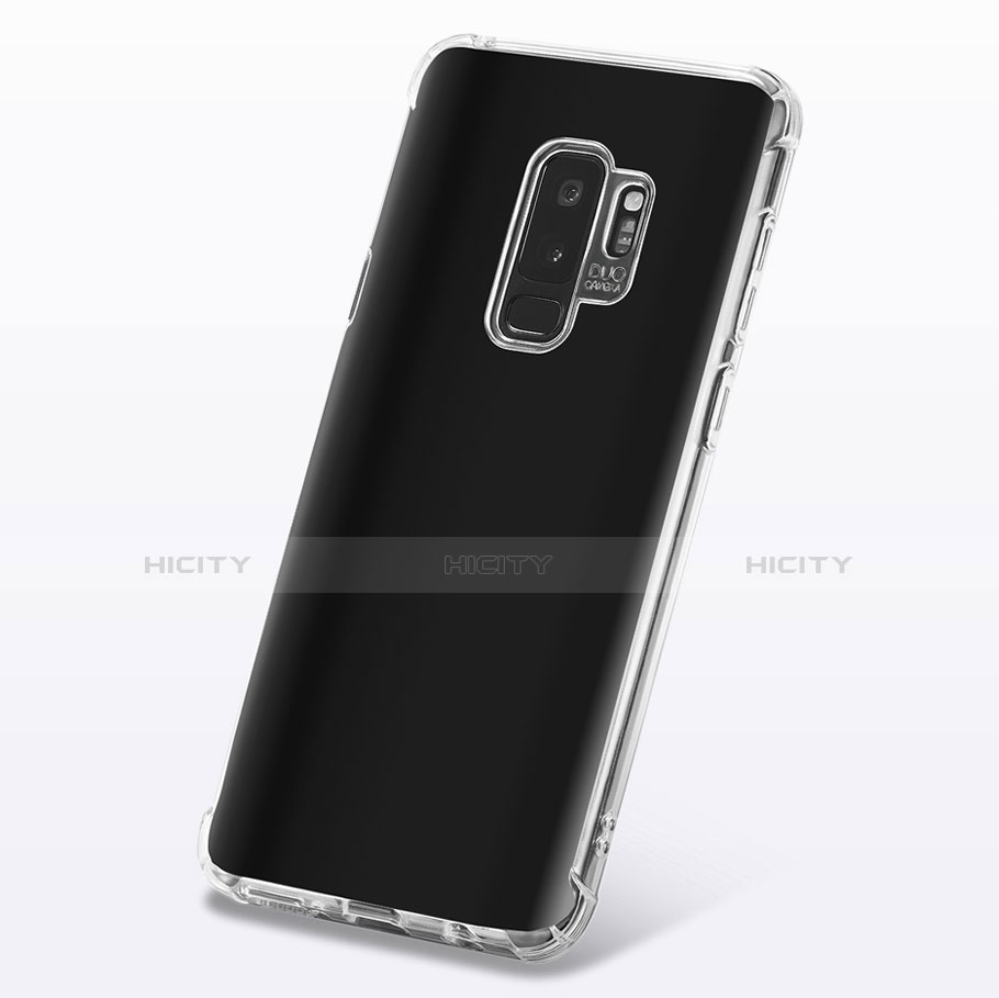 Samsung Galaxy S9 Plus用極薄ソフトケース シリコンケース 耐衝撃 全面保護 クリア透明 T22 サムスン クリア