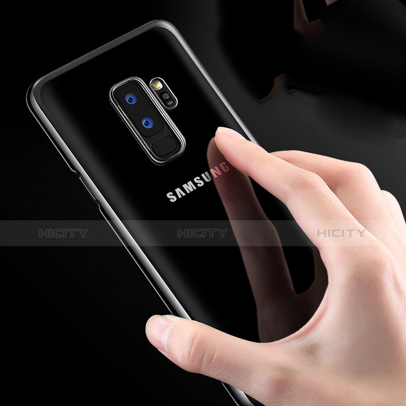 Samsung Galaxy S9 Plus用極薄ソフトケース シリコンケース 耐衝撃 全面保護 クリア透明 T23 サムスン ホワイト