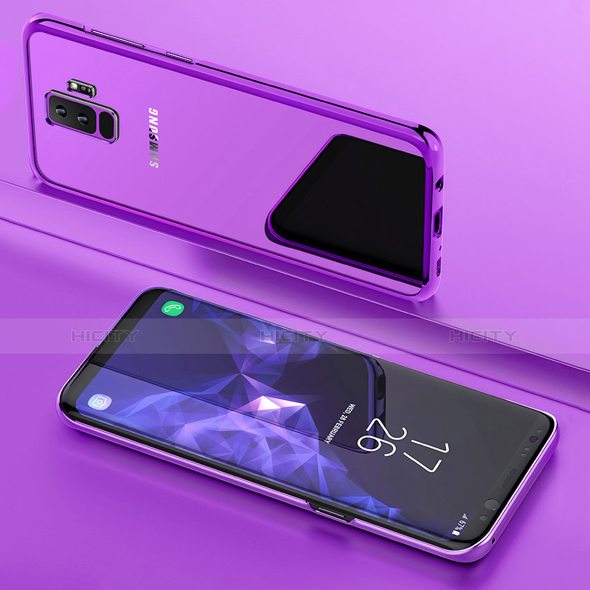 Samsung Galaxy S9 Plus用極薄ソフトケース シリコンケース 耐衝撃 全面保護 クリア透明 H02 サムスン 
