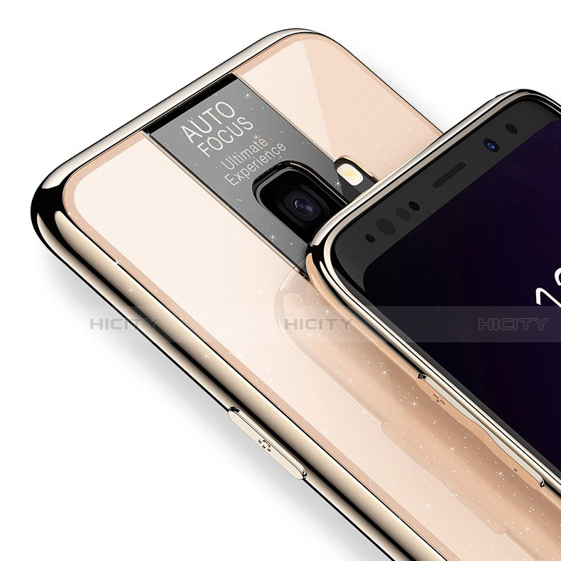 Samsung Galaxy S9 Plus用ハイブリットバンパーケース プラスチック 鏡面 カバー M02 サムスン 