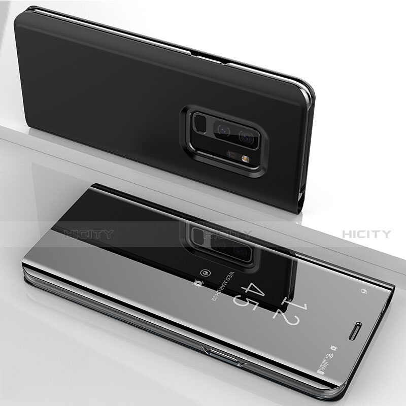 Samsung Galaxy S9 Plus用手帳型 レザーケース スタンド 鏡面 カバー サムスン 