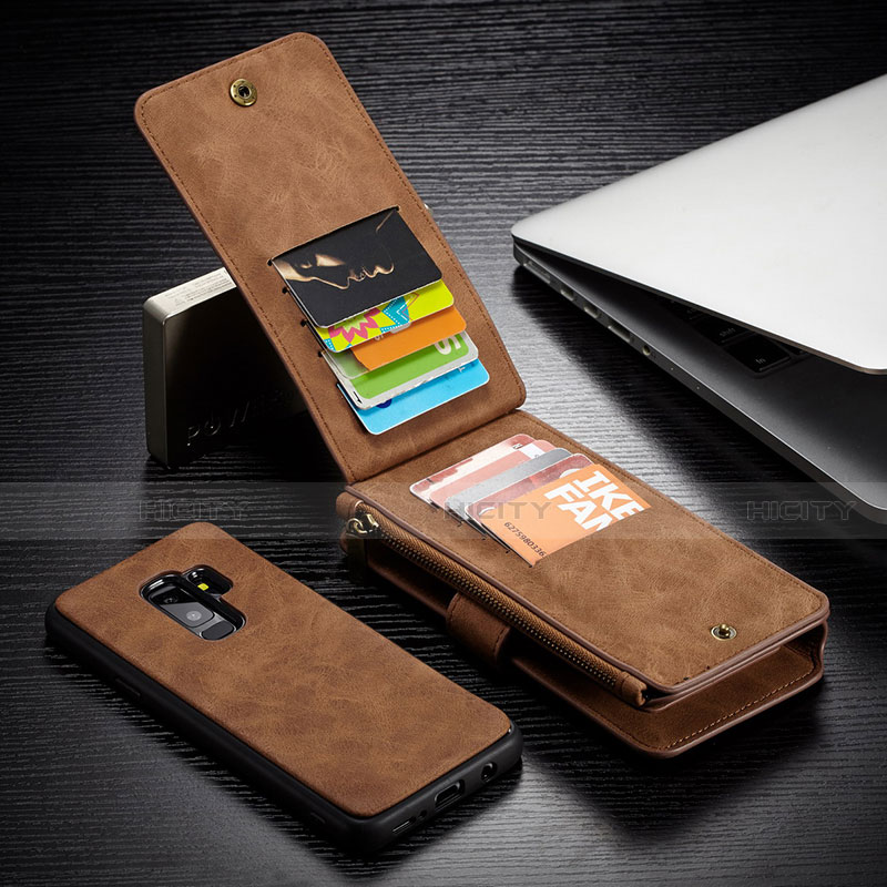 Samsung Galaxy S9 Plus用手帳型 レザーケース スタンド カバー T03 サムスン 