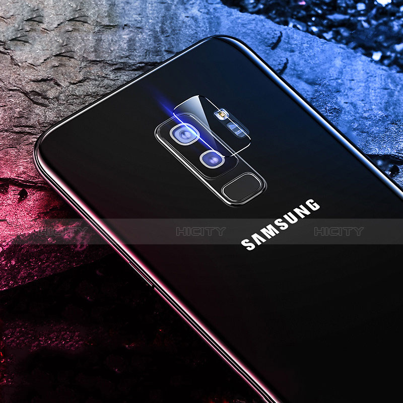 Samsung Galaxy S9 Plus用強化ガラス カメラプロテクター カメラレンズ 保護ガラスフイルム C01 サムスン クリア