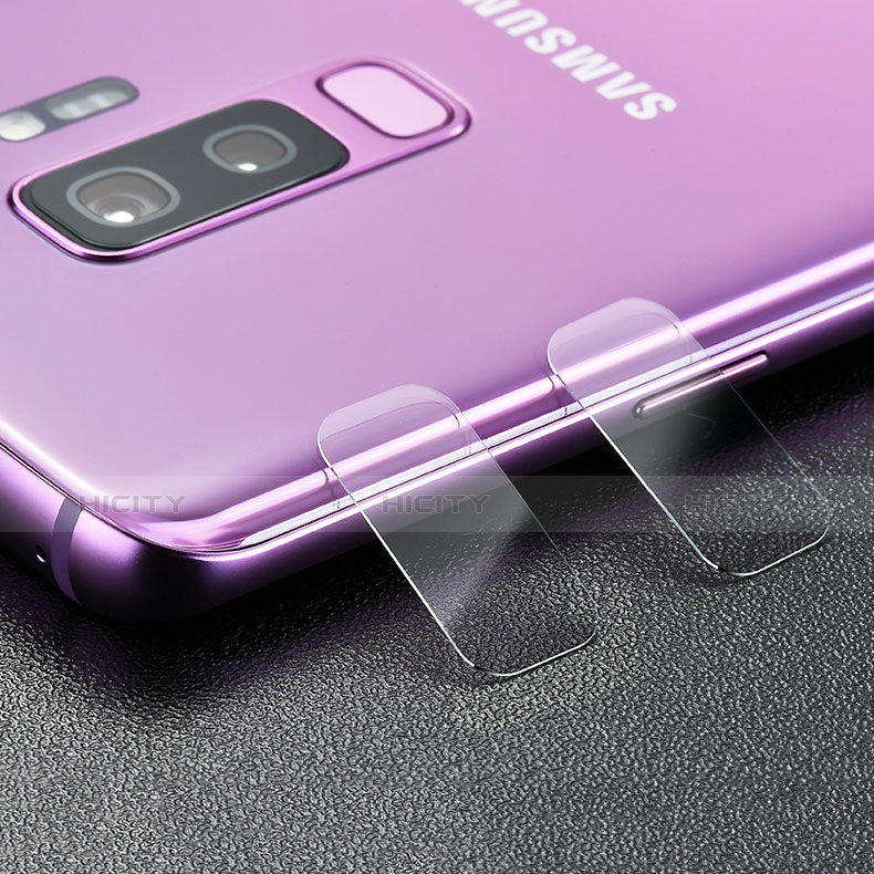 Samsung Galaxy S9 Plus用強化ガラス カメラプロテクター カメラレンズ 保護ガラスフイルム C01 サムスン クリア