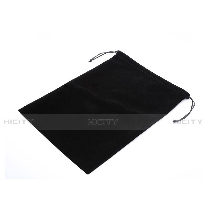 Samsung Galaxy Tab 2 7.0 P3100 P3110用高品質ソフトベルベットポーチバッグ ケース サムスン ブラック