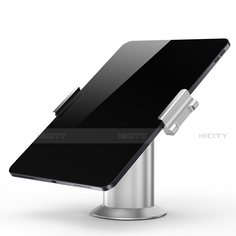 Samsung Galaxy Tab 4 10.1 T530 T531 T535用スタンドタイプのタブレット クリップ式 フレキシブル仕様 K12 サムスン シルバー
